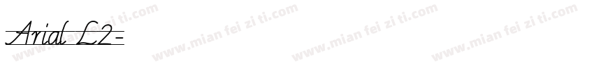 Arial L2字体转换